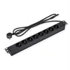 Rack Πολύπριζο 8Θ Schuko 3m 16A 19" 1U χωρίς διακόπτη | axd.gr