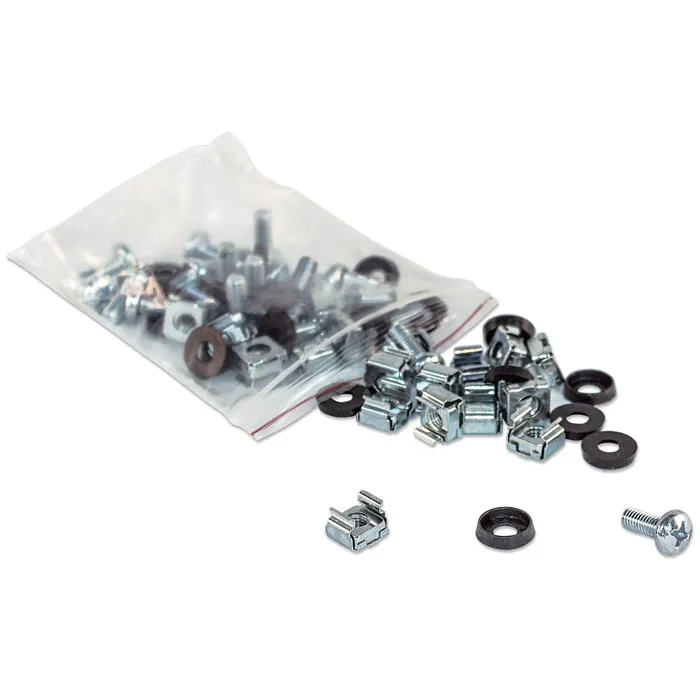 Rack ΒΙΔΕΣ Screw Set Σετ Βιδών & Παξιμαδιών M6 για Καμπίνες Δικτύου | axd.gr
