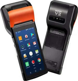 SUNMI PDA POS V2 Pro 6" 4C 2/16GB 4G+Label Printer 2D Andr7