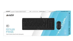 A4 TECH ΣΕΤ F1512S Ενσύρματο Keyboard-Mouse Οπτικό