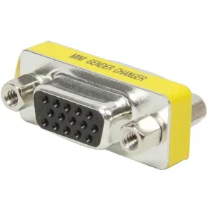 Adaptor Gender Changer VGA DB15F/DB15F 15pin Female/Female