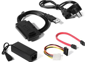 Adaptor USB to IDE/SATA + PSU FOR 3.5"/2.5" HDD disk