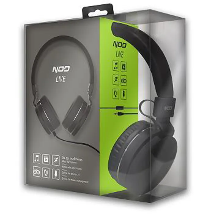 Ακουστικά NOD LIVE HeadSet +Mic Ενσύρματο 3.5mm | axd.gr