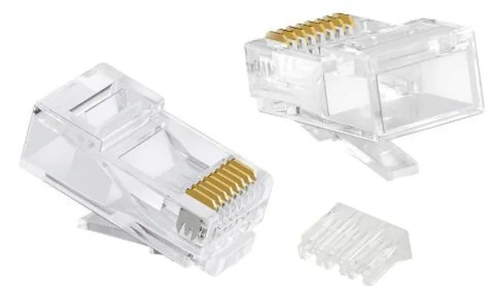 Ακροδέκτης Βύσμα RJ45 CAT6/6a UTP 8p8cs PLUGS Πλαστικό | axd.gr