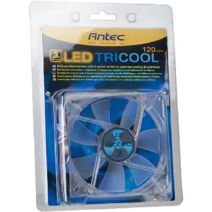 Ανεμιστήρας FAN 120x120mm ANTEC BLUE 3 SPEED 3-4pin | axd.gr