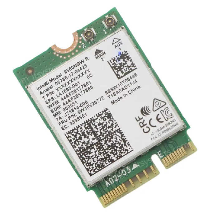 Ασύρματη Κάρτα Δικτύου Intel Wi-Fi 5 9560NGW M.2 2230 | axd.gr