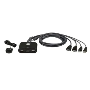 ATEN CS22HF KVM Switch 2xΗ/Υ USB FHD HDMI Cables