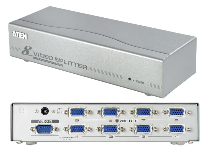 ATEN VIDEO VGA SPLITTER 1PC-8VGA 1in-8Out | axd.gr