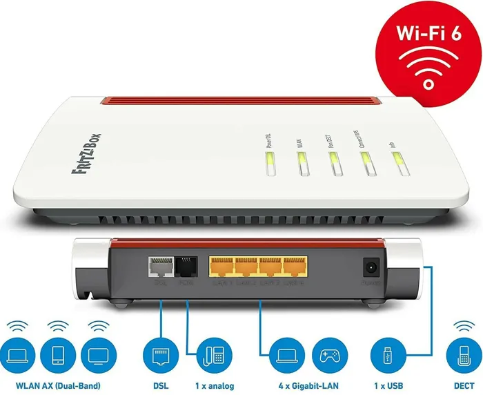 AVM FRITZ! BOX 7530 AX VDSL Wifi6 Giga WLAN Mesh 5YW | axd.gr