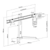 Βάση Οθόνης x2 Monitor 13"-27" 2x7kg Brateck Universal Ευθεία | axd.gr