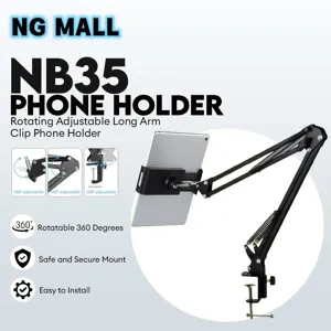 Βάση Tablet-Smartphone 5"-9" με Βραχίονα Γραφείου 360° ΝΒ35