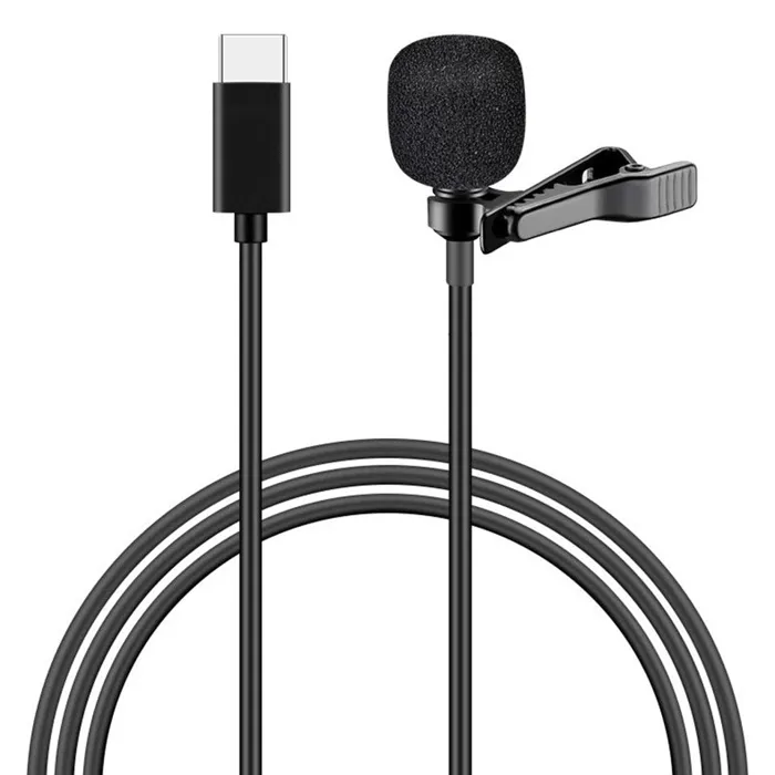 Μικρόφωνο Type-C USB με ενσωματωμένο Clip-On +Mic | axd.gr