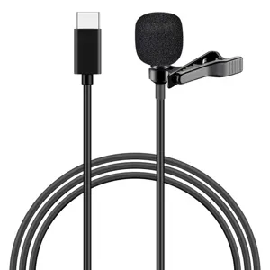 Μικρόφωνο Type-C USB με ενσωματωμένο Clip-On +Mic