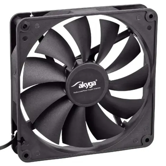 Ανεμιστήρας FAN 140X140X25mm 12V 3pin-4pin Akyga Μαύρο | axd.gr