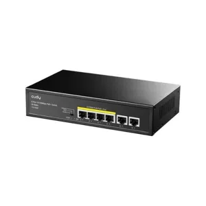 CUDY Switch 4+2Port 10/100 PoE+ 65W FS1006P 2YW