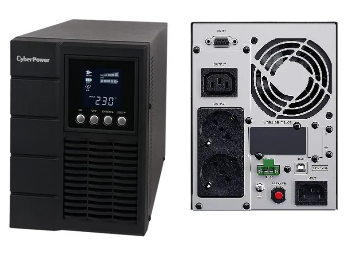Cyberpower UPS 1000VA 900W OnLine OLS1000EA 2xSch 1xIEC LCD 2YW | axd.gr