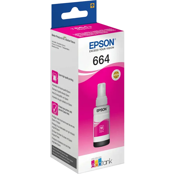 Epson C13T66434A MAGENTA no664 70ml 6500p Dye Ink ITS. | axd.gr