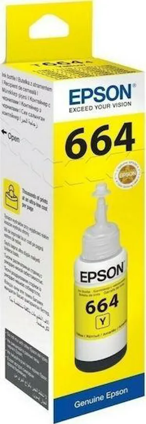 Epson C13T66444A YELLOW no664 70ml 6500p Dye Ink ITS.