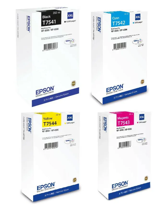 Epson C13T754440 Yellow WF-8590/8090 XXL 7.000p C13T75444N | axd.gr