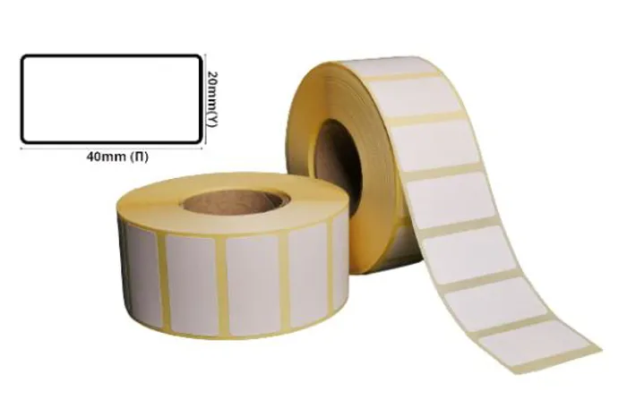 Ετικέτες Θερμικές 40x20 mm TRANSFER Thermal ΧΙΛΙΑΔΑ | axd.gr