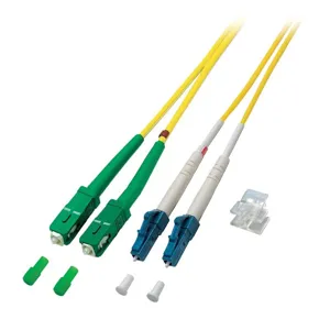 F/O Καλώδιο Οπτικής Ινας 5m LC-SC/APC Patchcord