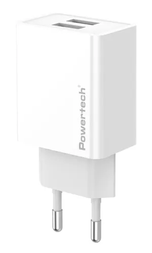Φορτιστής 12W 5VDC 2.4A 2xUSB-A Universal Σπιτιού PT