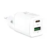 Φορτιστής 65W USB/USB-C QC4.0 PD3 + καλώδιο 1m XO L139 | axd.gr