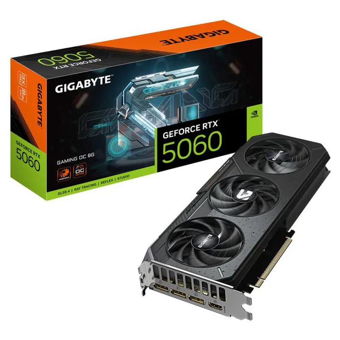 Gigabyte 8Gb RTX5060 GV-N5060GAMING OC-8GD 128b 3xDP+1H 3YW | axd.gr