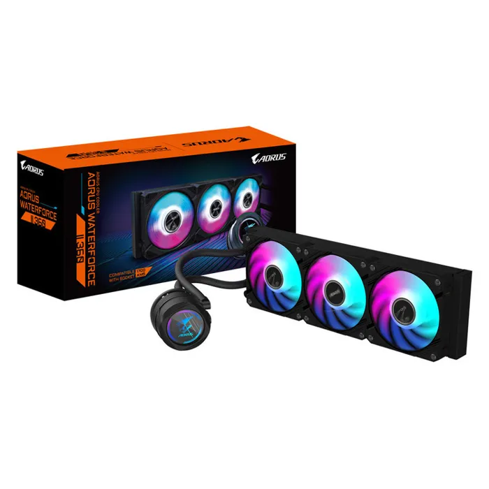 Ψύκτρα CPU GIGABYTE AORUS WATERFORCE II 360 ARGB 3x120mm 5YW | axd.gr