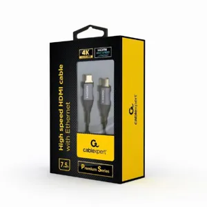Καλώδιο HDMI 7.5m M/M 2.0 4K 60Hz w/Ethernet Cooper Premium AWG28