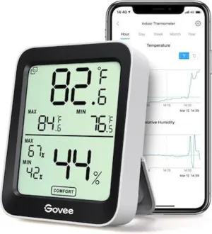 GOVEE H5075 Θερμόμετρο Υγρόμετρο με Οθόνη Bluetooth