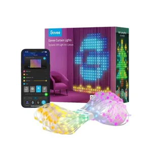 GOVEE H70B1 LED Προγραμματιζόμενη Κουρτίνα Φωτιστικό 1.5x2m WiFi & BlueTooth