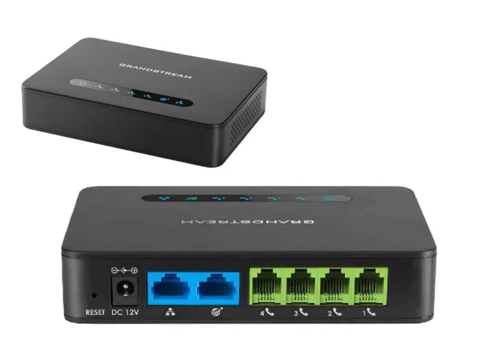 Grandstream HT814 IP Network Telephone Adaptor 4xFXS 2xGiga NAT Router | axd.gr