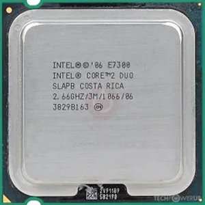 Intel C2D E7300 2.66Ghz 3MB s775 2C|2T 65W [2008] #RFB