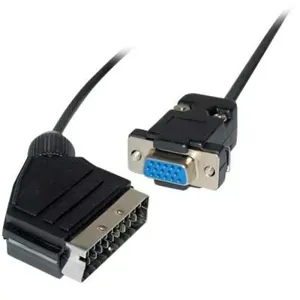 Καλώδιο Οθόνης Scart to VGA 0.5~2m SCART Male to VGA 15pin Fem