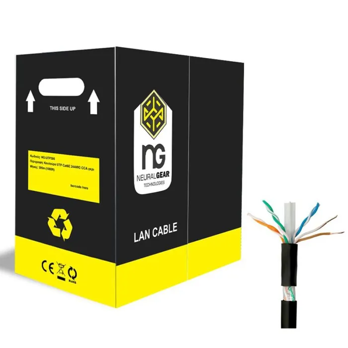 Καλώδιο UTP 305m CAT6 GRCablel OUTDOOR 24AWG Μονοκλωνο | axd.gr