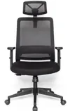 Καρέκλα Γραφείου PowerTech Ergonomic Mesh μπράτσα & προσκέφαλο | axd.gr