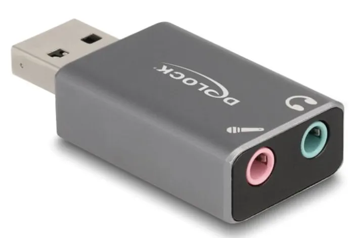 Κάρτα Ήχου Εξωτερική USB to Sound 2x3.5m Adapter Delock | axd.gr
