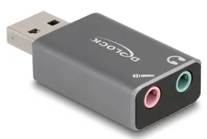 Κάρτα Ήχου Εξωτερική USB to Sound 2x3.5m Adapter Delock