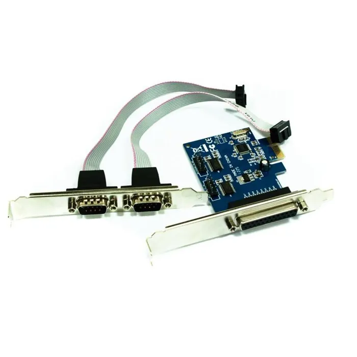 Κάρτα PCIe Express Card to 2x Serial RS232+ 1xParallel Low | axd.gr