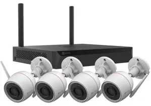 Καταγραφικό HikVision EZVIZ NVR X5S + 4x H3C 2Κ 4Mp Κάμερες OutDoor IR-30m