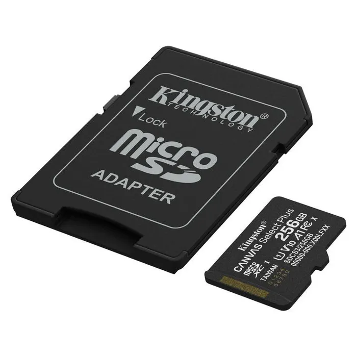 Kingston MicroSDHC 256Gb SDCS3/256GB 150Mb/s Cl10++Adapter | axd.gr