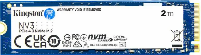 Kingston 2TB SSD M.2 NVMe PCIe SNV3S/2000G 3YW | axd.gr