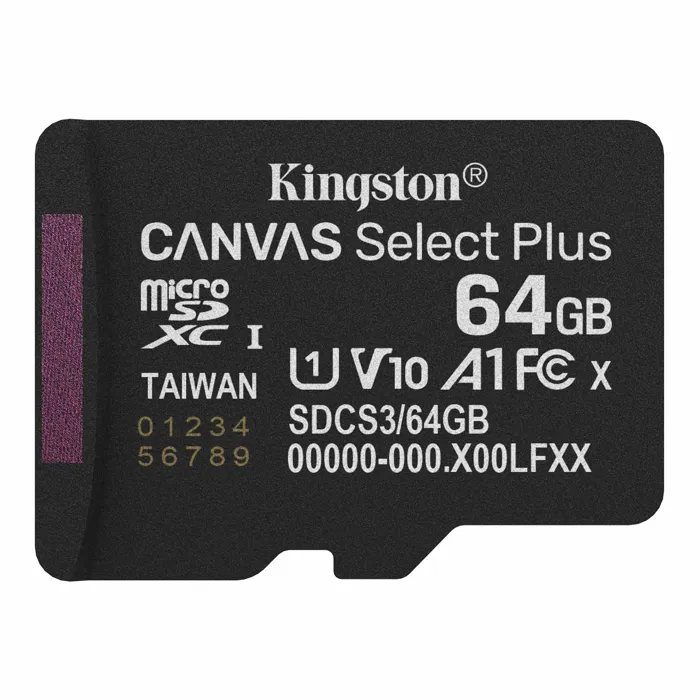 Kingston MicroSDHC 64Gb SDCS3/64GB 100Mb/s Cl10+Adapter | axd.gr Kingston MicroSDHC 64Gb SDCS3/64GB 100Mb/s Cl10+Adapter | axd.gr