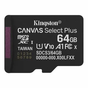 Kingston MicroSDHC 64Gb SDCS3/64GB 100Mb/s Cl10+Adapter