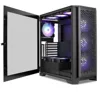 Κουτί PC Supercase Case Ackerman 4x120mm RGB Midi M-ATX Black | axd.gr