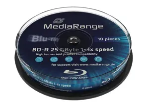 MediaRange Blu-Ray 25Gb BL-R 4x Printable FullSurface Cake