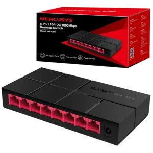 MERCUSYS Switch 8port Gigabit MS108G 10/100/1000 3YW