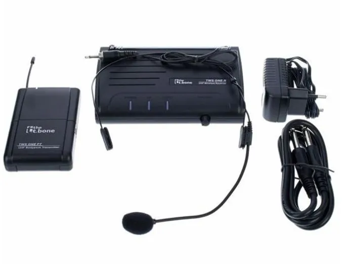 Μικρόφωνο Ασύρματο Καρδιοειδές 3.5mm t.bone TWS One Headset UHF | axd.gr