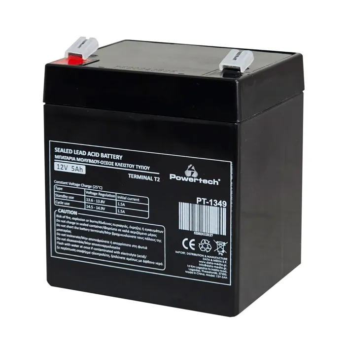 Μπαταρία 12V-5Ah για UPS 90x70x100 PT/NOD | axd.gr